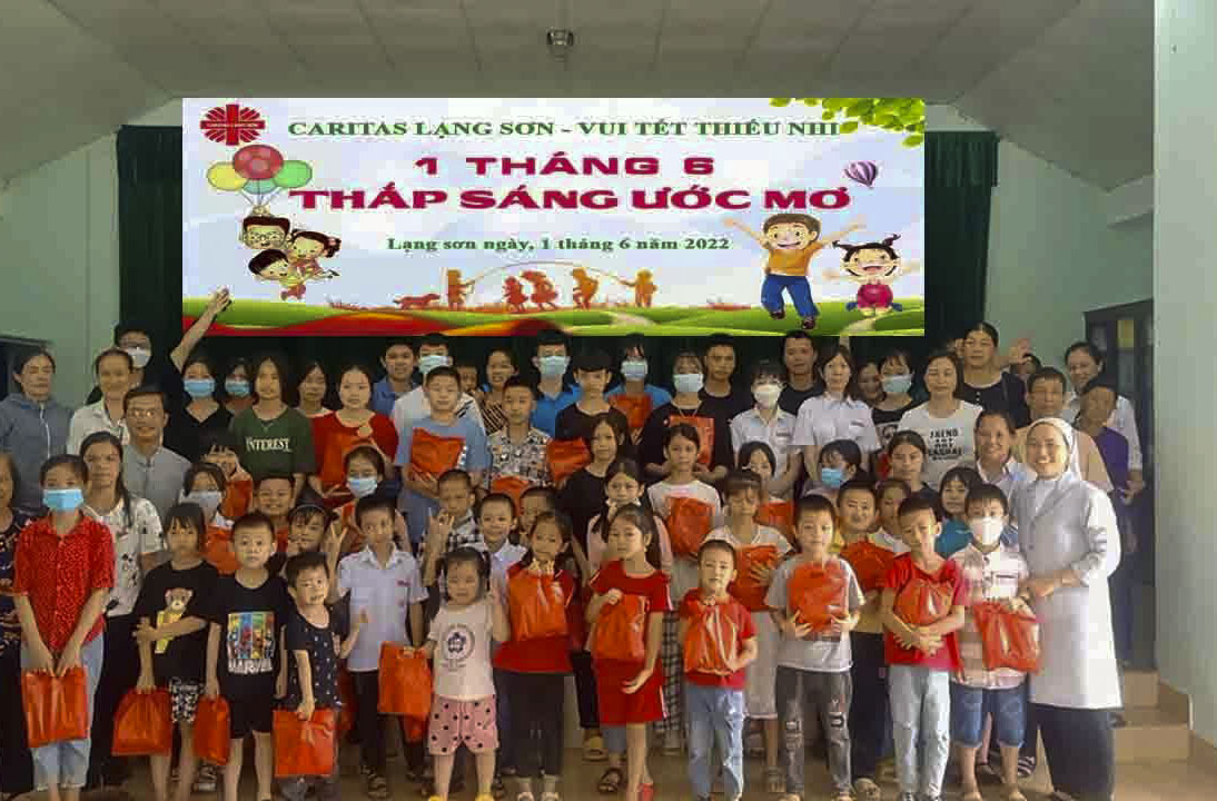 Caritas Lạng Sơn: Tổ chức ngày lễ Quốc Tế Thiếu Nhi cho các trẻ em