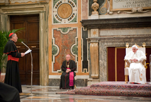Message from Caritas to Pope Benedict