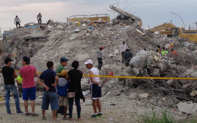 Church responds to Equador quake