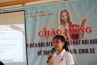 Đại diện Caritas Việt Nam thăm Caritas Giáo hạt Hải Dương