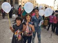 Trẻ em Syria ký tên vào thỉnh nguyện thư kêu gọi hoà bình