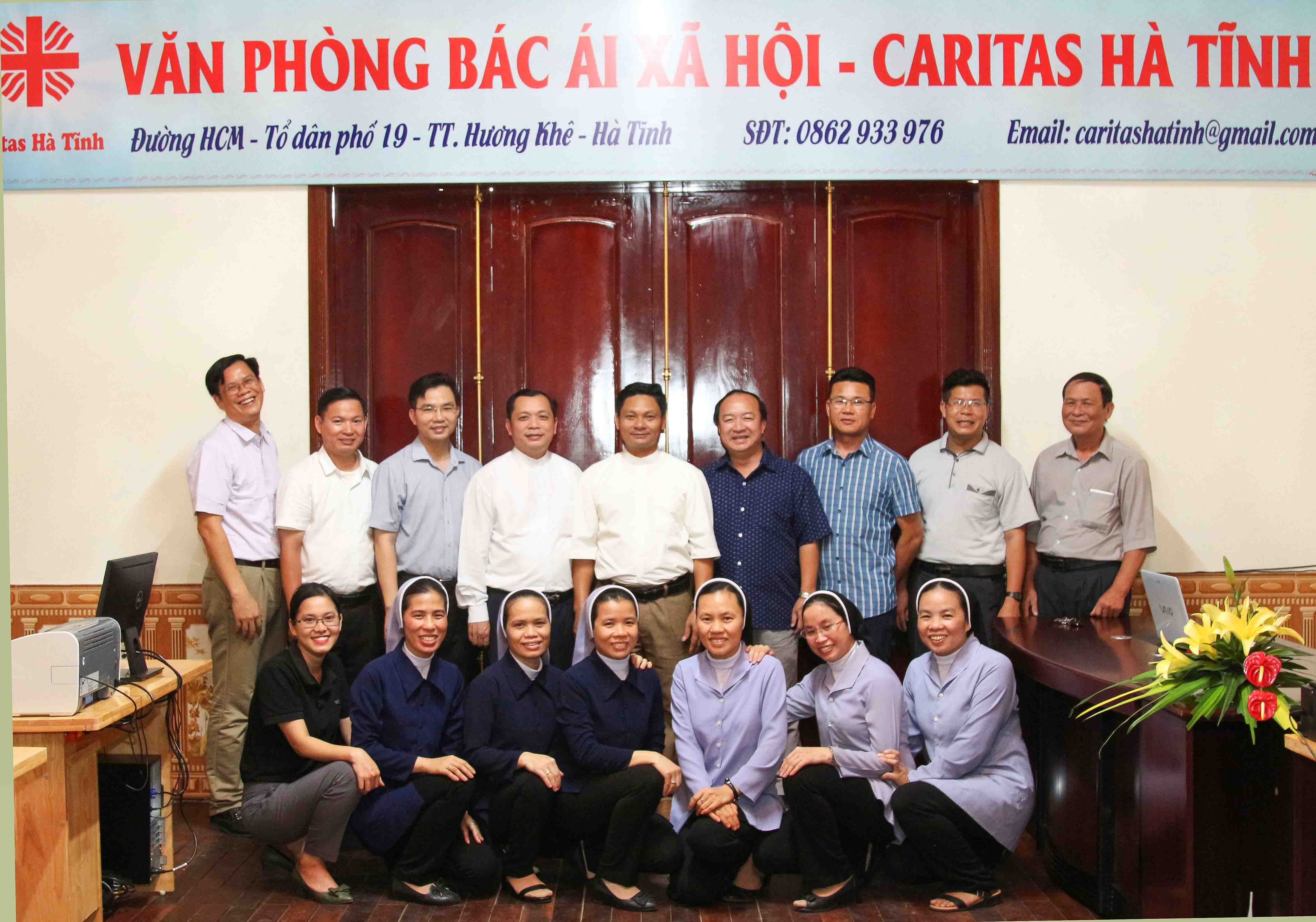 Khai trương Văn phòng Bác Ái Xã Hội - Caritas Hà Tĩnh