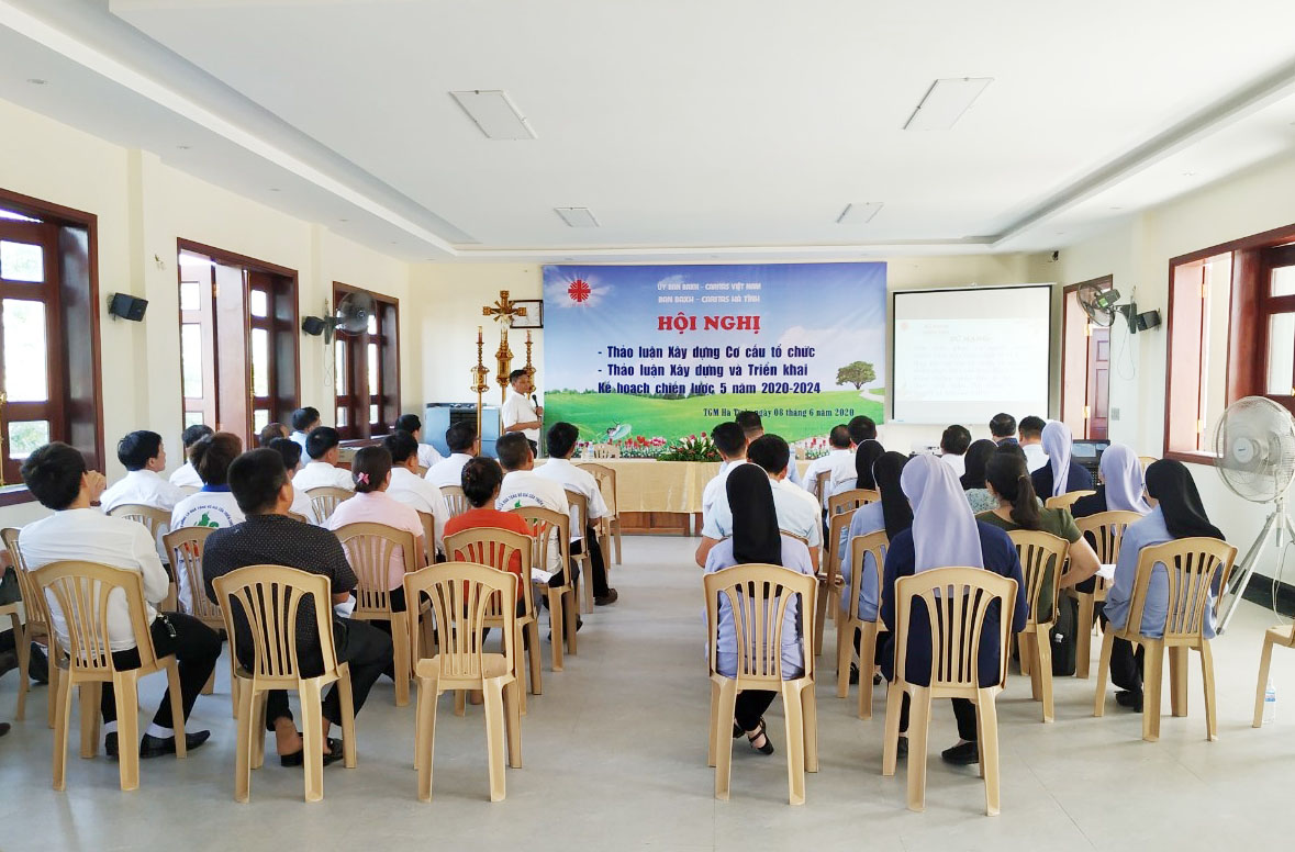 Caritas Hà Tĩnh: Hội nghị thảo luận xây dựng cơ cấu tổ chức và triển khai kế hoạch hành động 5 năm (2020 – 2024)