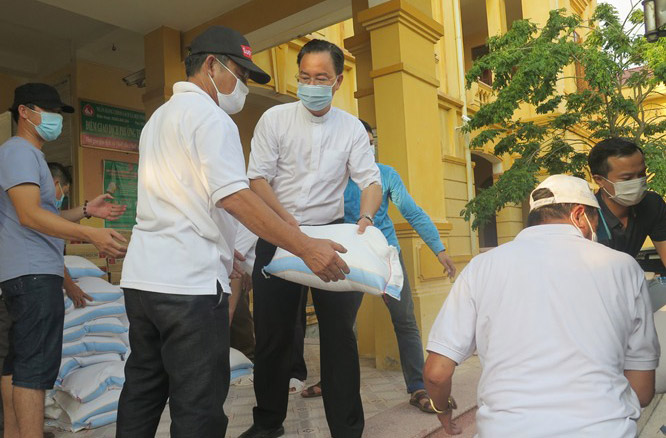 Caritas Hải Phòng: Chương trình giúp đỡ những người khó khăn vì Covid-19 tại thành phố Hải Dương