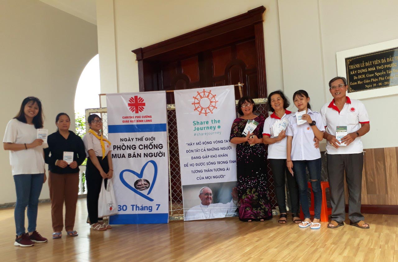 Caritas Hạt Bình Long: Nhật Ký Truyền Thông Nhân Ngày Thế Giới Phòng Chống Buôn Người (30/7)