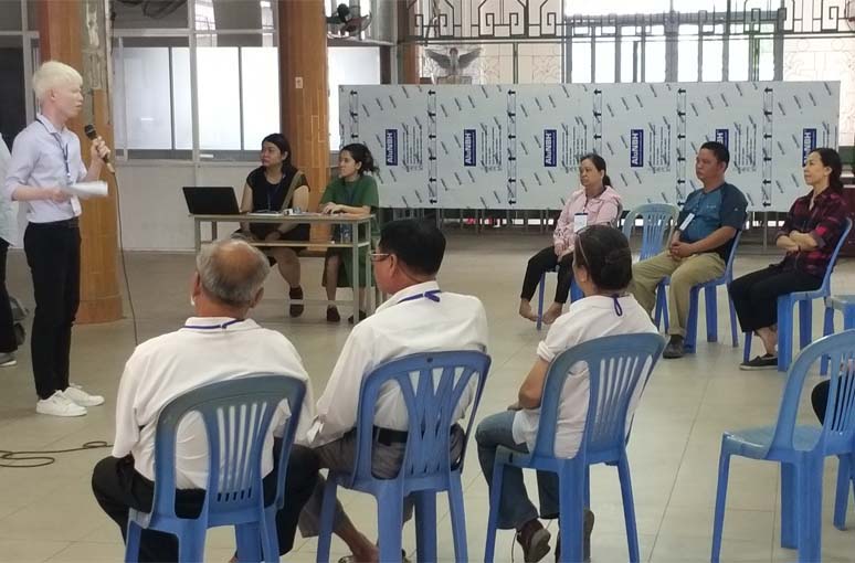 Caritas Sài Gòn: Trợ giúp pháp lý cho các bạn khuyết tật câu lạc bộ Vươn Lên