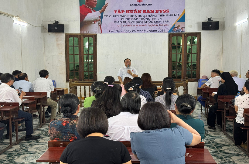 Caritas Bùi Chu: Tổ Chức Tập Huấn Cho Ban Bảo Vệ Sự Sống