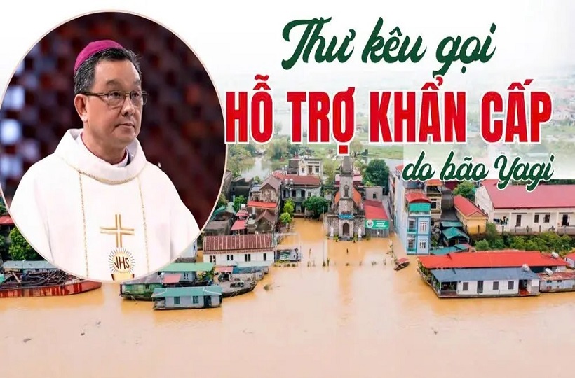 TÒA GIÁM MỤC BẮC NINH – THƯ KÊU GỌI HỖ TRỢ KHẨN CẤP DO BÃO YAGI