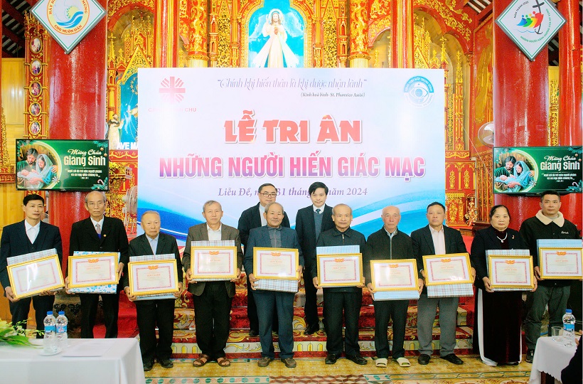 Caritas Bùi Chu – Tri ân những người hiến giác mạc
