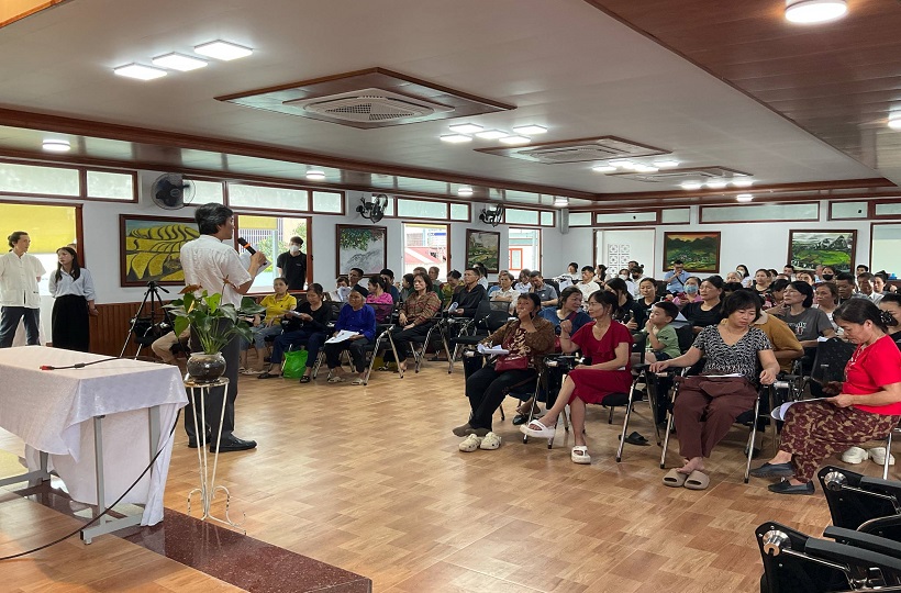 Caritas Lạng Sơn: Hướng Dẫn Và Chăm Sóc Sức Khoẻ Bằng Phương Pháp Diện Chẩn