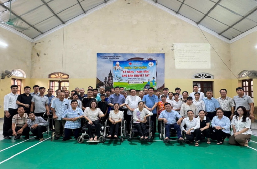 Caritas Bùi Chu, tập huấn kỹ năng tham vấn cho ban khuyết tật