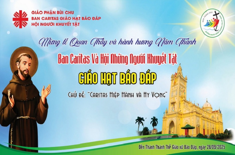 Ban Caritas & Hội Người Khuyết Tật Giáo hạt Báo Đáp Hành Hương