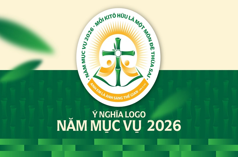 Logo Năm Mục Vụ 2026: Mỗi Kitô Hữu Là Một Môn Đệ Thừa Sai: “Anh Em Là Ánh Sáng Thế Gian