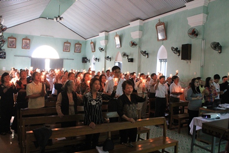 Caritas Giáo phận Hải Phòng tĩnh tâm mùa Chay Thánh 2015