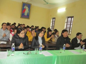 Caritas Bùi Chu khai giảng Khóa tập huấn Kỹ năng sống