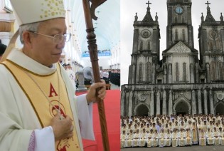 Bài giảng của Đức giám mục Phaolô Nguyễn Thái Hợp trong Thánh lễ làm phép Dầu Nhà thờ Chính tòa Xã Đoài, thứ 3 ngày 15/4/2014