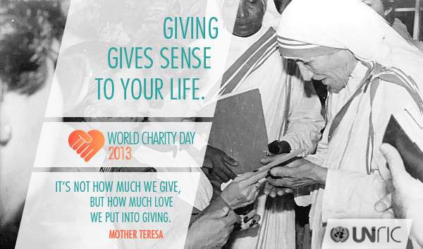 UN Dedicates International Day of Charity to Blessed Mother Teresa