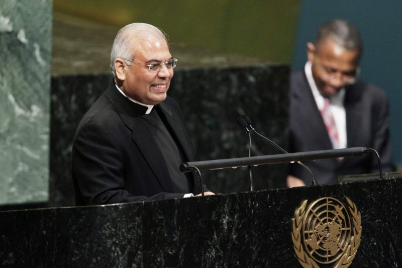 Archbishop Chullikatt before the UN: A treaty banning arms transfers where human rights are violated