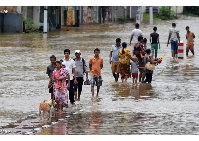 Tại Colombo, lễ Đức Maria: Ít hoa, nhưng nhiều lương thực hơn cho nạn nhân lũ lụt