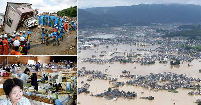 Nhật Bản nỗ lực giải quyết hậu quả của trận lũ lụt lớn nhất trong nhiều thập kỷ