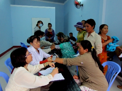 Caritas Phan Thiết: đợt khám bệnh đầu năm cho người nghèo tại Phan Rí