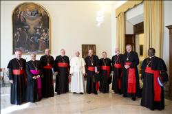 Council of Cardinals Concelebrates Morning Mass with Pope Francis