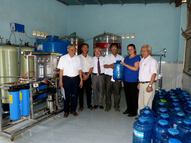 Caritas Phan Thiết khánh thành 3 nhà máy nước uống tinh khiết phục vụ người nghèo