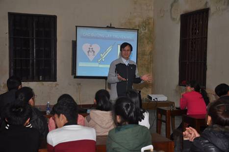 Caritas Hải Phòng truyền thông HIV tại giáo xứ An Quý – Hải Phòng