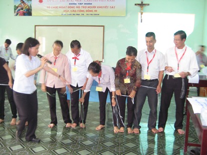Khóa tập huấn “Tổ chức hoạt động hỗ trợ người khuyết tật dựa vào cộng đồng III” - Giáo tỉnh Hà Nội